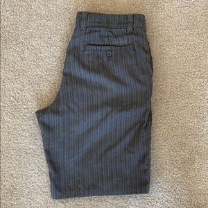 EUC O'Neill Gray Pinstripe Shorts